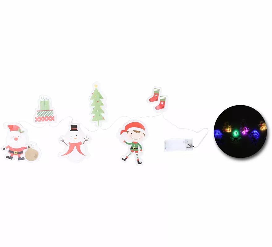 Translation missing: es.Pegatinas Gel Led 6 Figuritas de Navidad de 15x35 cm