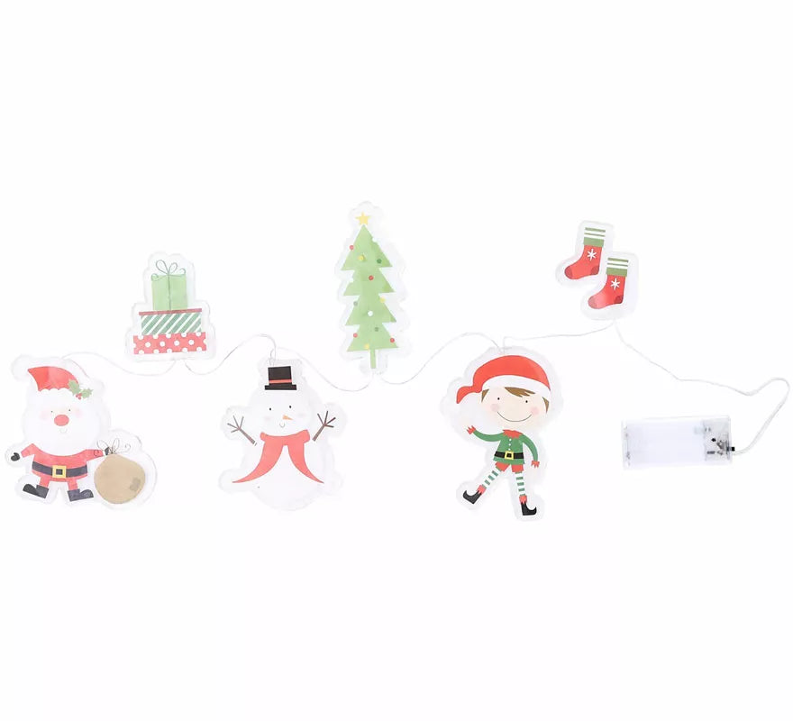 Translation missing: es.Pegatinas Gel Led 6 Figuritas de Navidad de 15x35 cm