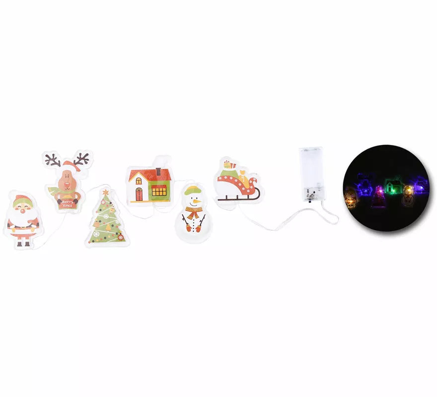 Translation missing: es.Pegatinas Gel Led 6 Figuritas Navideñas de 15x35 cm