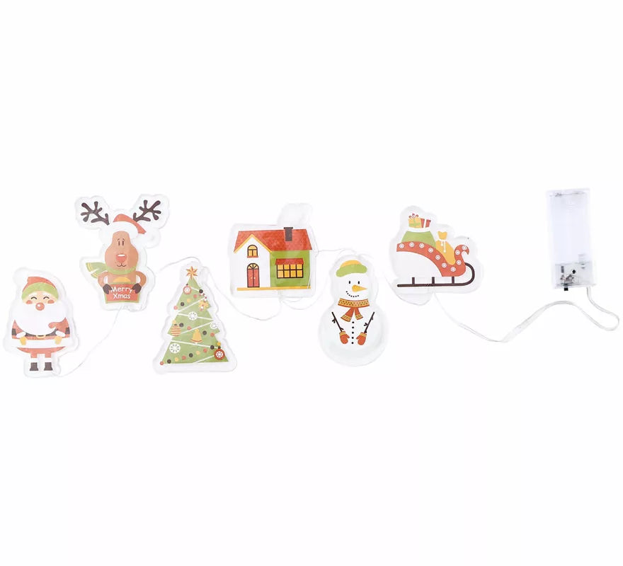 Translation missing: es.Pegatinas Gel Led 6 Figuritas Navideñas de 15x35 cm