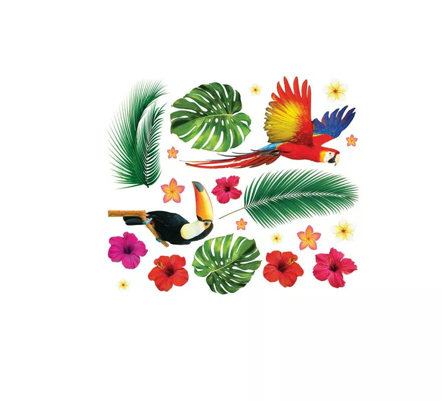 Translation missing: es.Pegatinas Tropical para pared de 70x80 cm