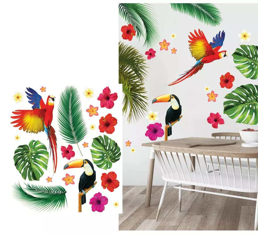 Translation missing: es.Pegatinas Tropical para pared de 70x80 cm