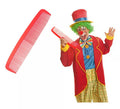 Peine de Payaso gigante de 36 cm rojo