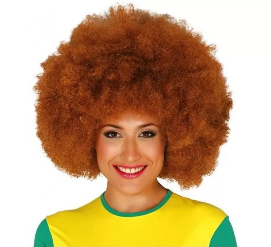 Translation missing: es.Peluca afro extra grande castaña