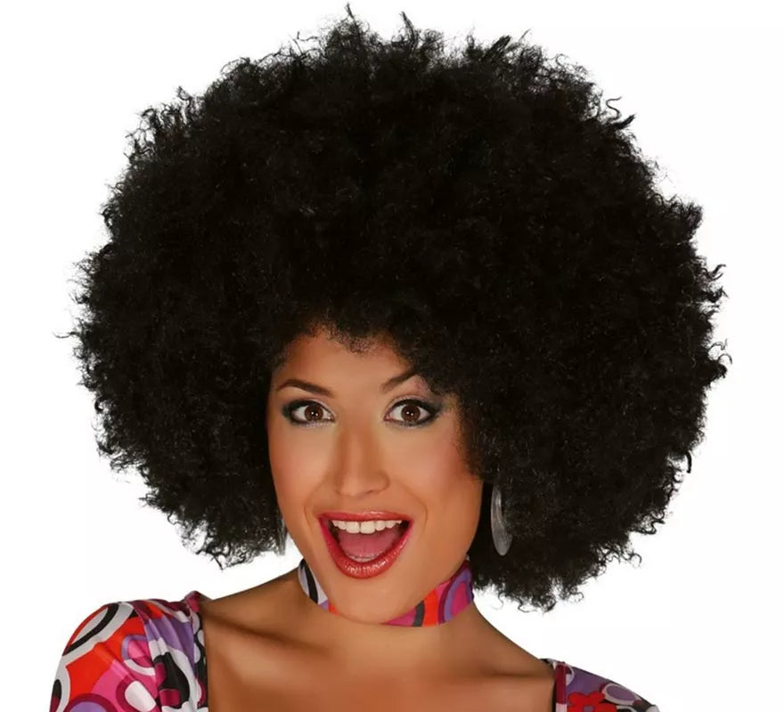 Translation missing: es.Peluca afro extra grande negra