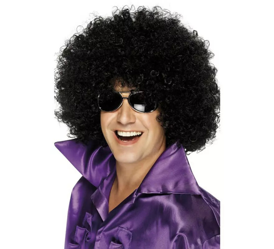Translation missing: es.Peluca Afro grande negra