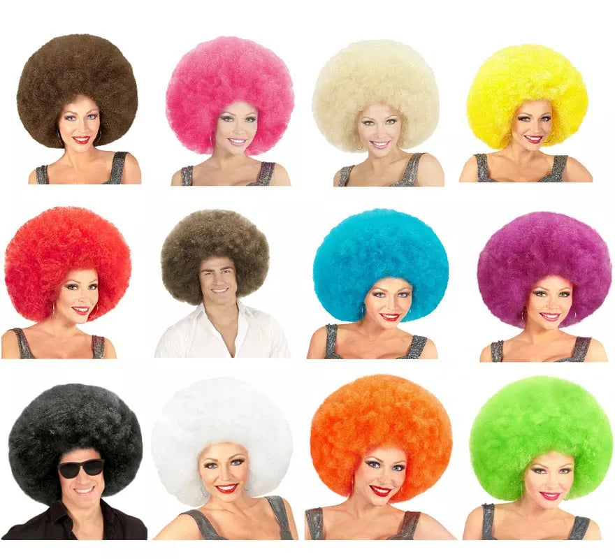 Translation missing: es.Peluca Afro Sobredimensionada en varios colores de alta calidad