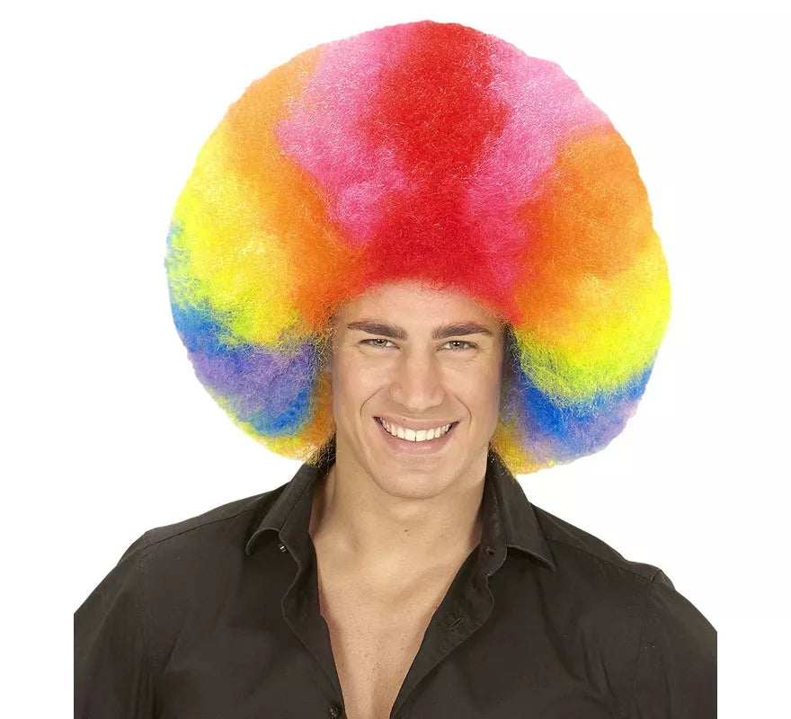 Translation missing: es.Peluca Afro Sobredimensionada multicolor de alta calidad
