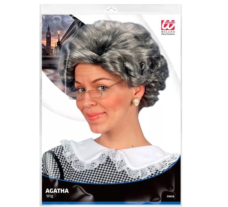 Translation missing: es.Peluca Agatha de abuela adulto