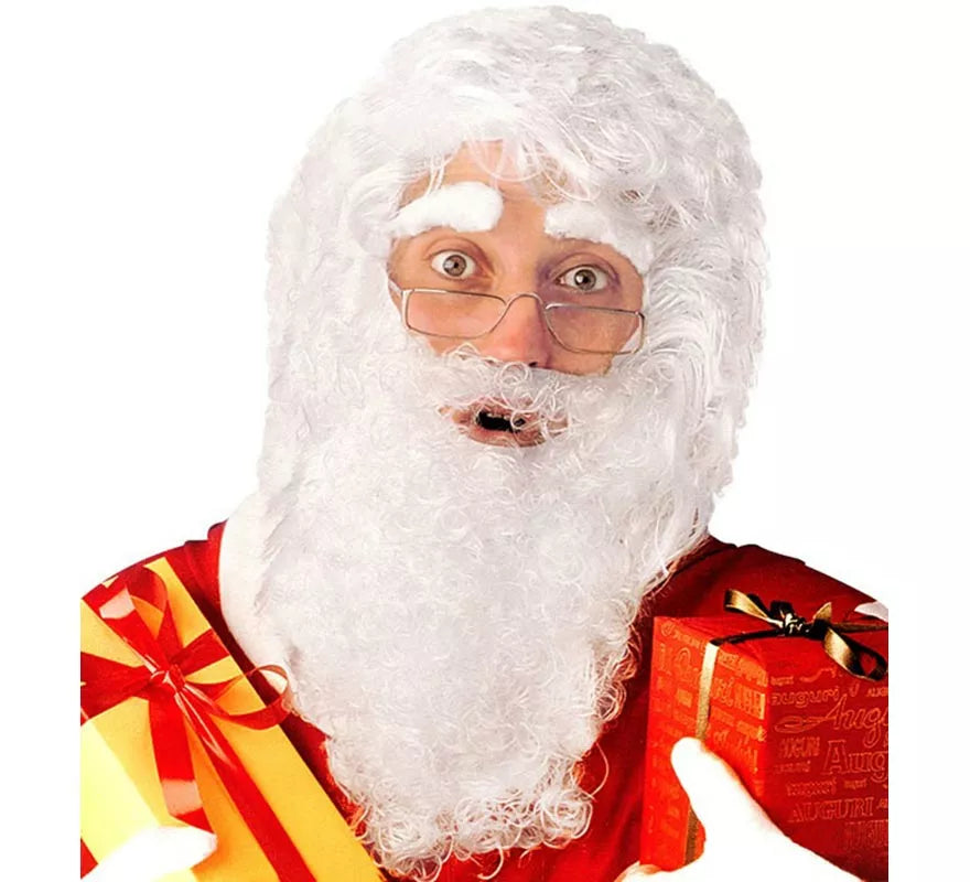 Translation missing: es.Peluca, Barba, Bigote y Cejas de Papá Noel