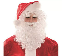 Peluca, Barba, Bigote y Cejas Papá Noel