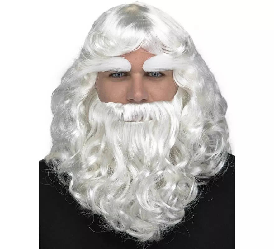 Peluca, Barba y Cejas de Papá Noel