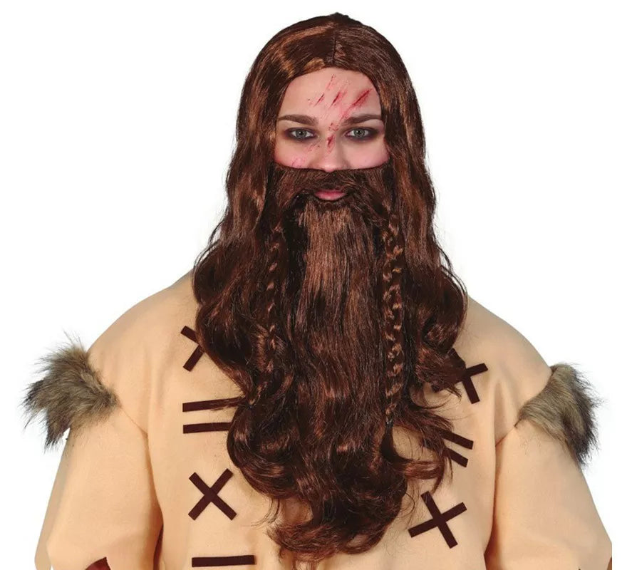 Translation missing: es.Peluca con Barba de Vikingo en caja