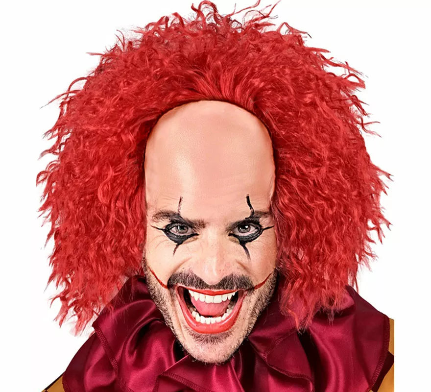 Translation missing: es.Peluca con Calva de Payaso Aterrador