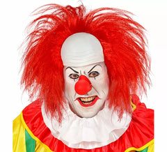 Peluca con Calva roja de Payaso