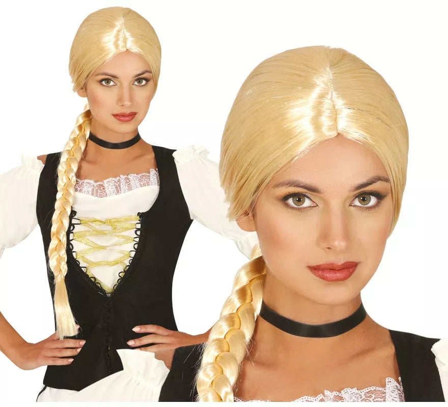 Translation missing: es.Peluca con trenza rubia