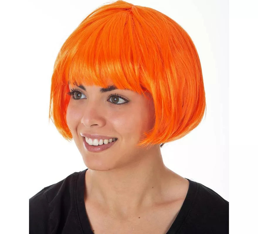 Translation missing: es.Peluca de Cabaret naranja adulto