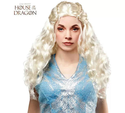 Peluca de Daenerys Juego de Tronos adulto
