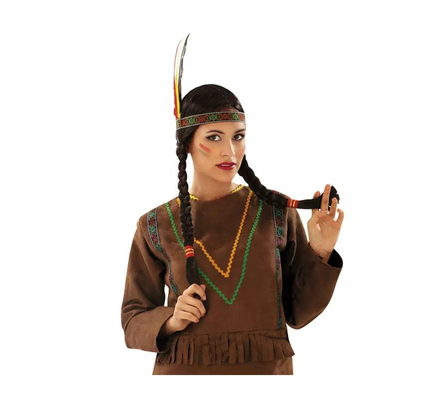 Translation missing: es.Peluca de India con Trenzas
