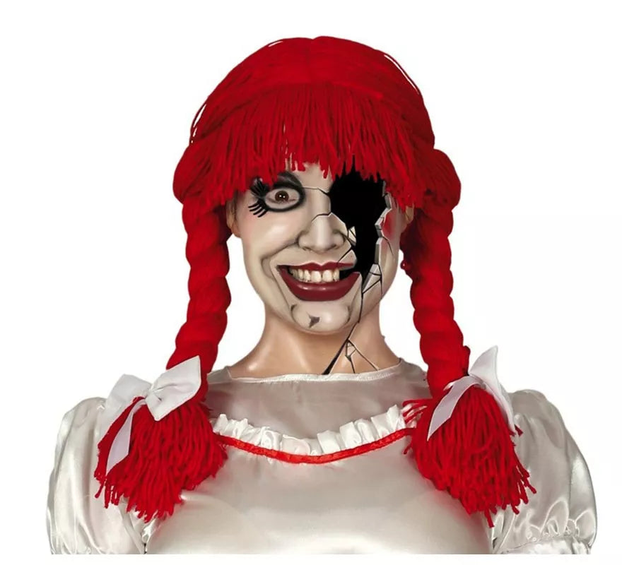 Translation missing: es.Peluca de Muñeca Poseída Roja