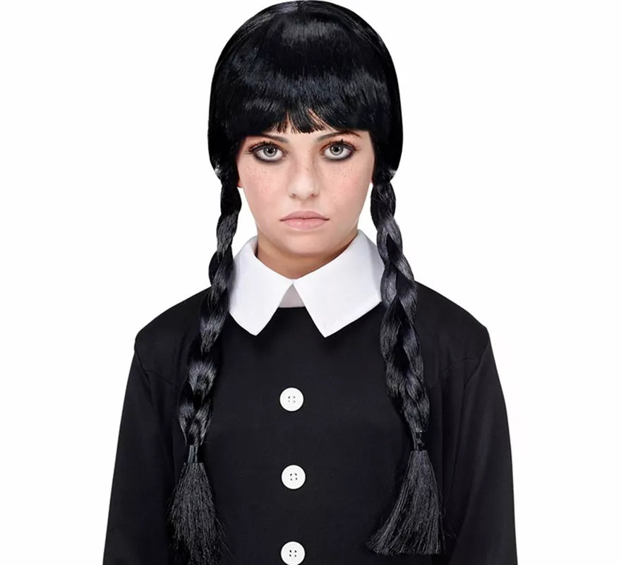 Translation missing: es.Peluca de Niña Siniestra con Trenzas