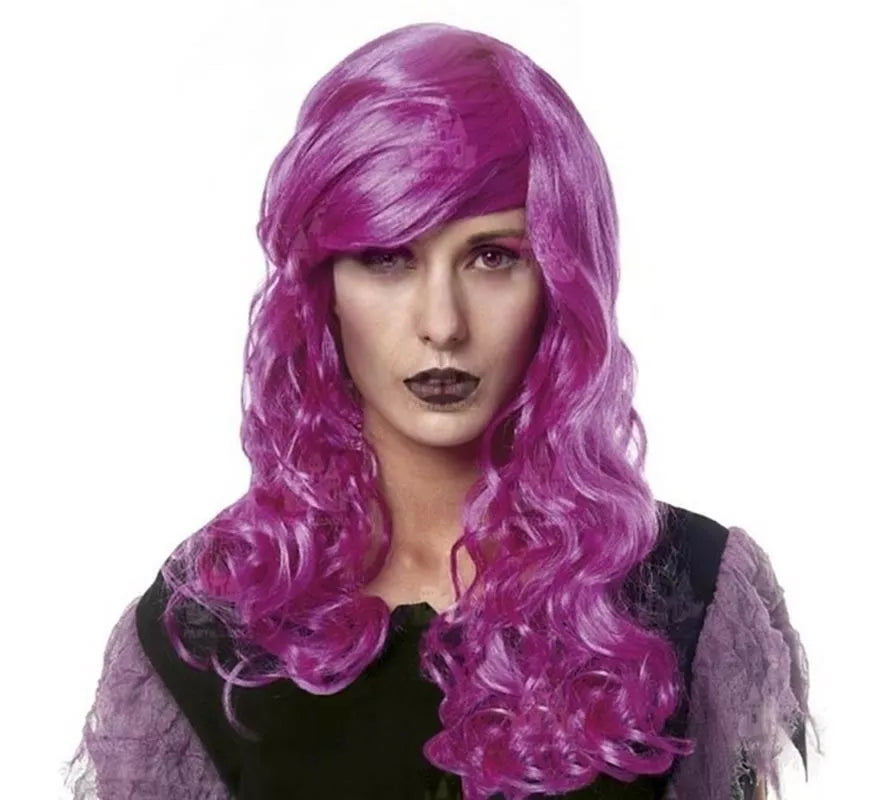 Translation missing: es.Peluca de Novia Muerta fucsia adulto