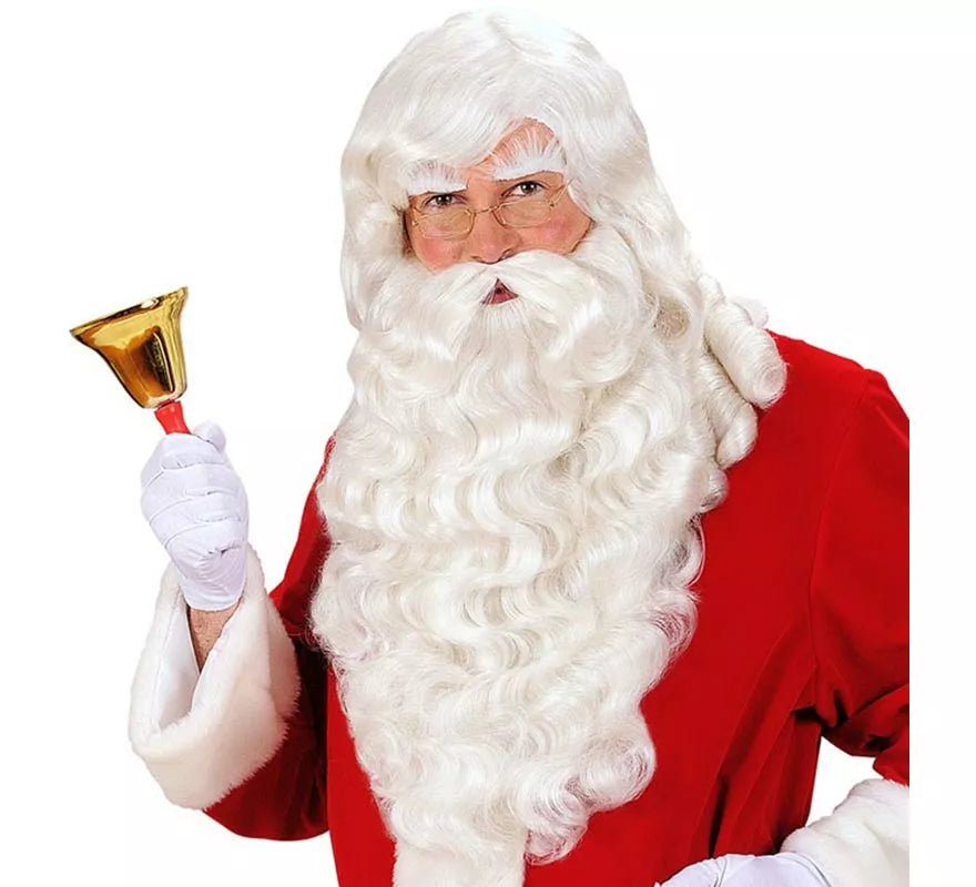 Translation missing: es.Peluca de Papá Noel con Barba, Bigote y Cejas