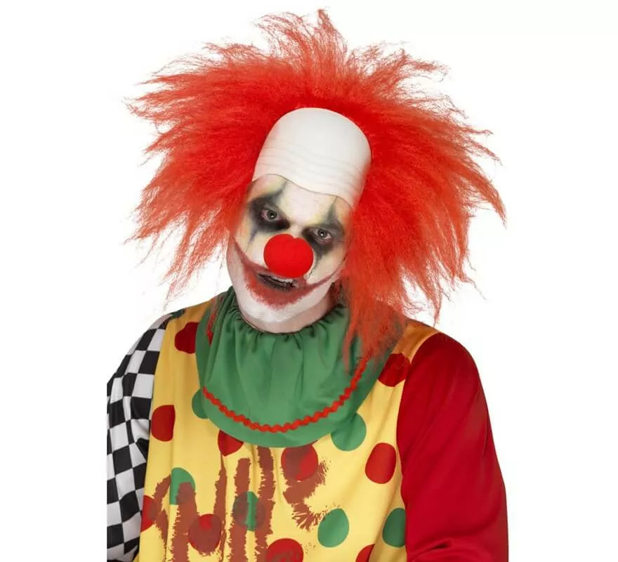 Translation missing: es.Peluca de Payaso Roja con calva