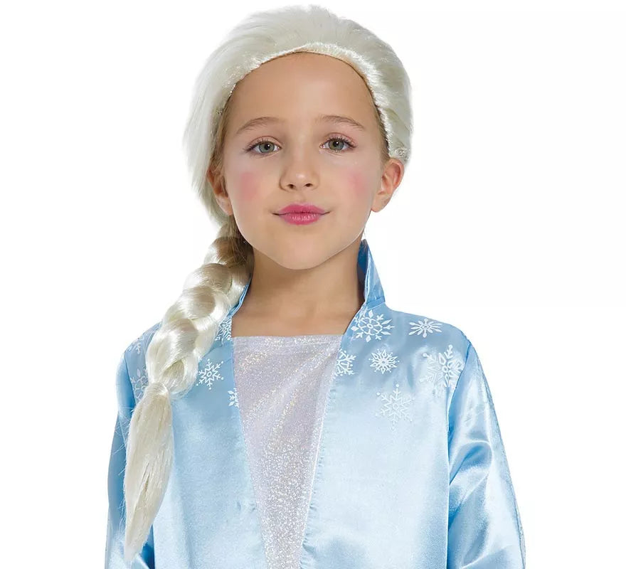 Translation missing: es.Peluca de Princesa de hielo infantil