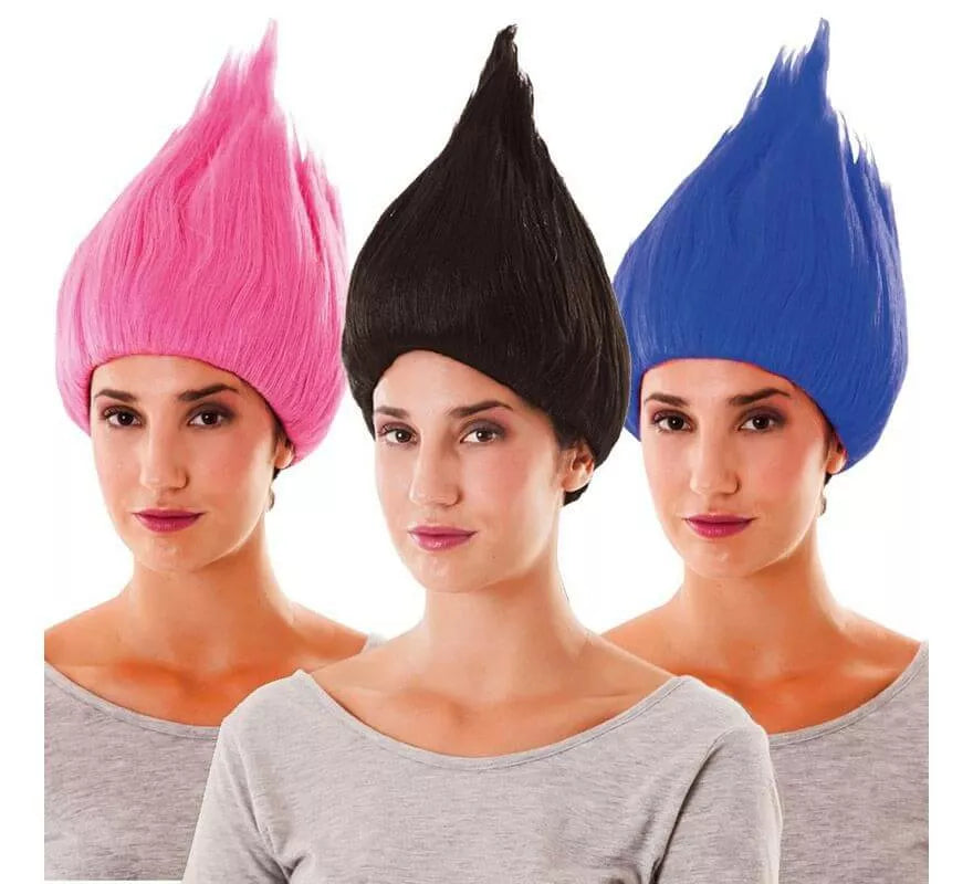 Translation missing: es.Peluca de Troll en 3 colores