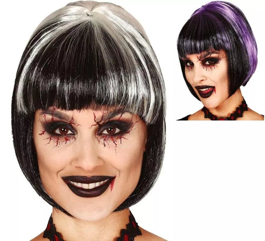 Translation missing: es.Peluca de Vampiresa con flequillo en varios colores