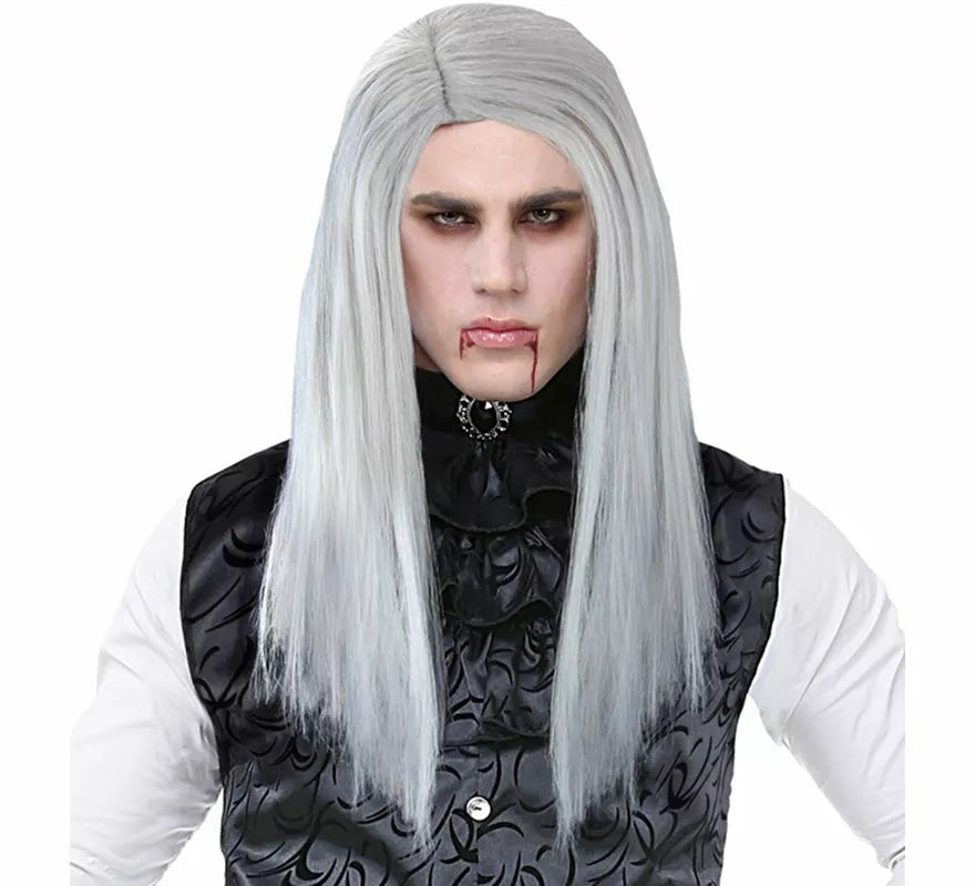 Peluca de Vampiro blanca