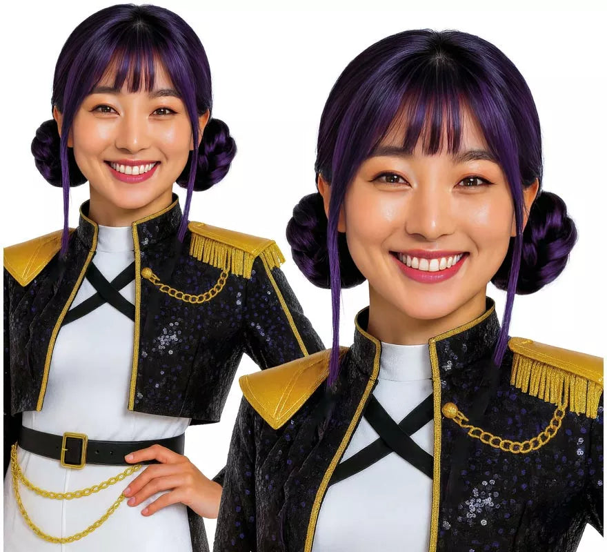 Translation missing: es.Peluca con moños de Cantante K-Pop