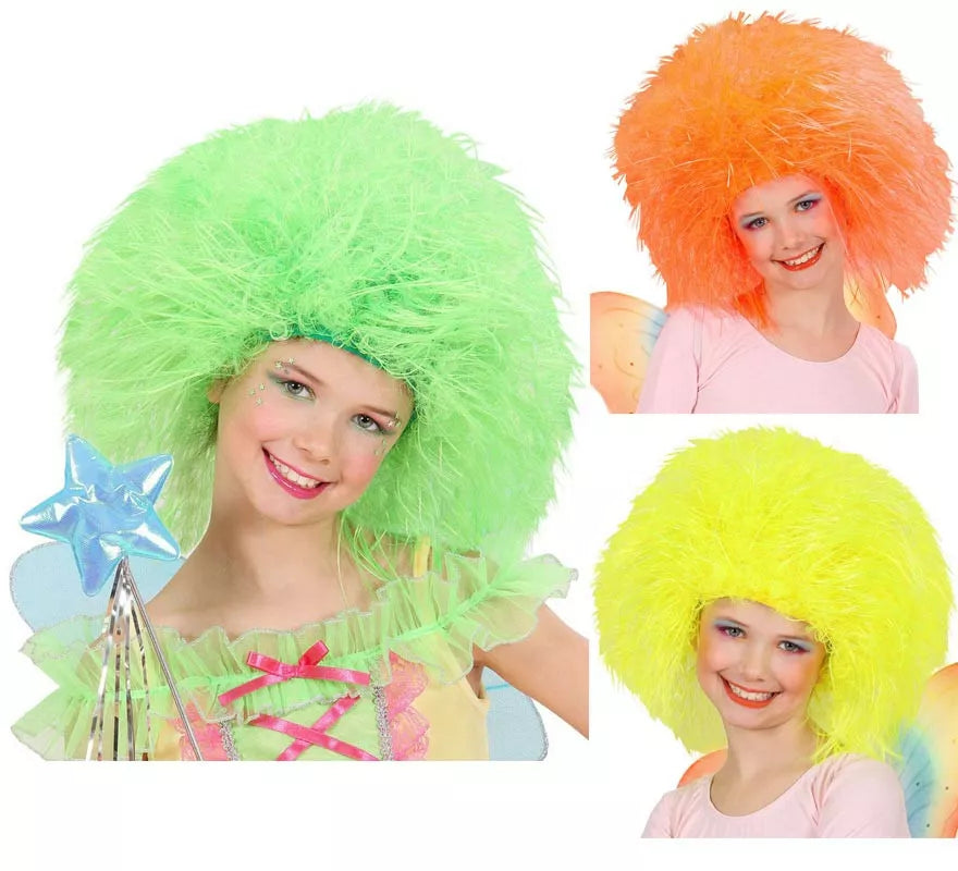 Translation missing: es.Peluca Hada Fluorescente Infantil en varios colores