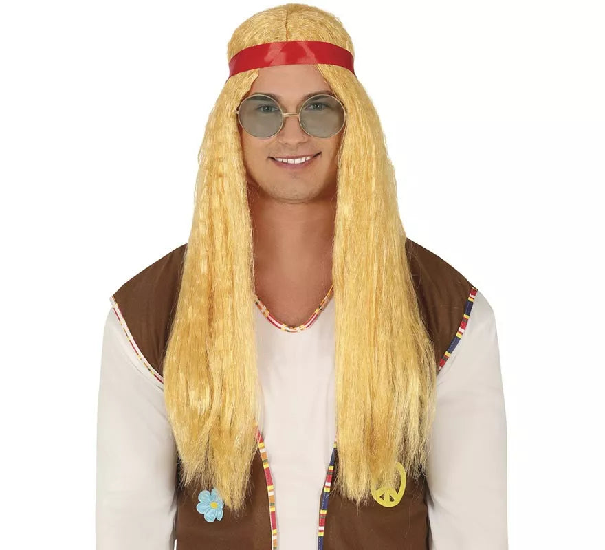 Translation missing: es.Peluca Hippie con Cinta roja