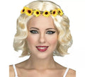 Peluca Hippie Rubia Corta