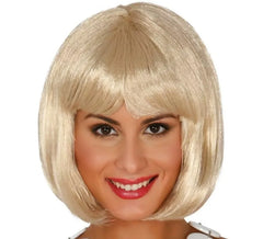 Peluca melena rubia
