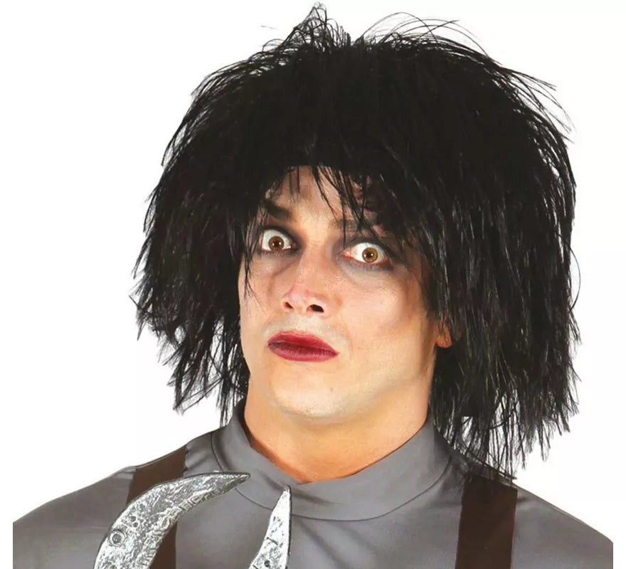 Translation missing: es.Peluca Negra de Eduardo Manostijeras para Halloween