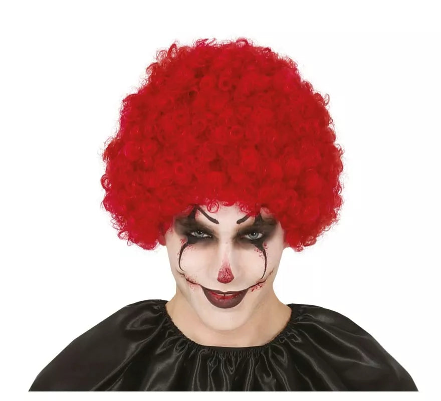 Translation missing: es.Peluca Payaso Rizos Granate