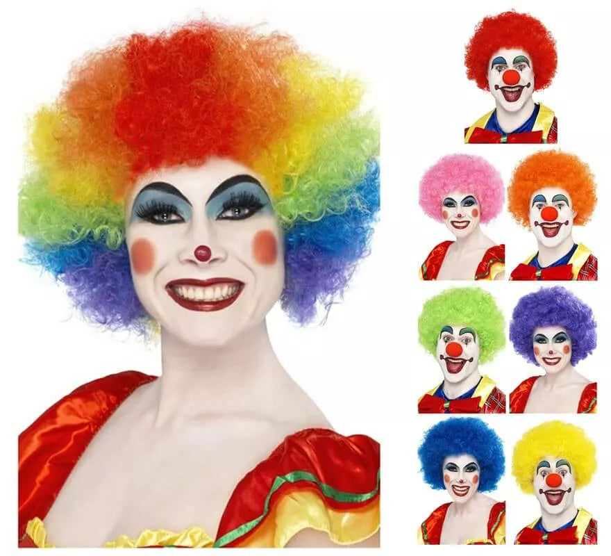 Translation missing: es.Peluca Payaso Unisex de 120 g en varios colores