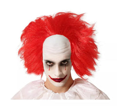 Peluca Roja de Payaso Asesino