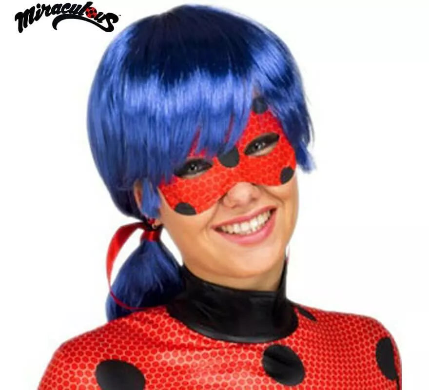 Translation missing: es.Peluca y Antifaz de Ladybug en caja para mujer