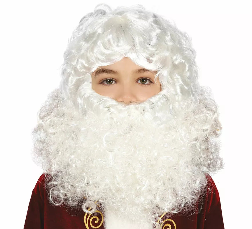 Translation missing: es.Peluca y Barba de Papá Noel Infantil