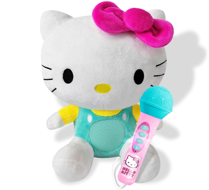 Translation missing: es.Peluche Amplificador Hello Kitty con Micrófono y Cable
