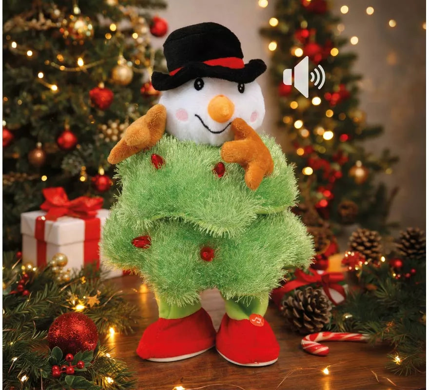 Peluche Árbol de Navidad que Repite Voz de 30 cm