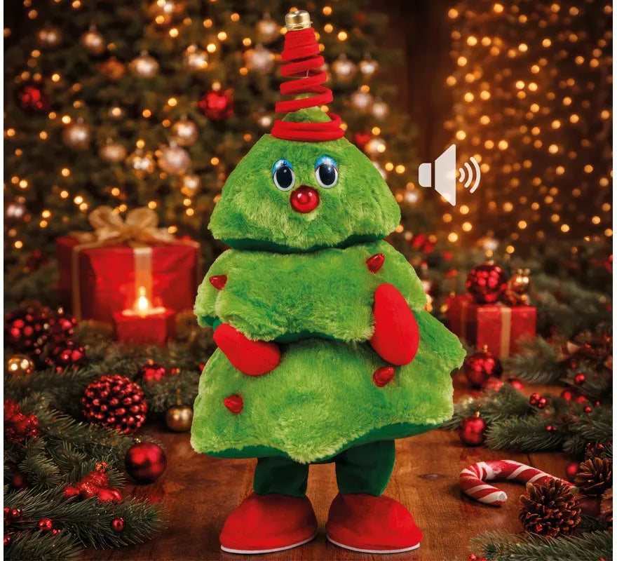 Peluche Árbol de Navidad que Repite Voz de 40 cm