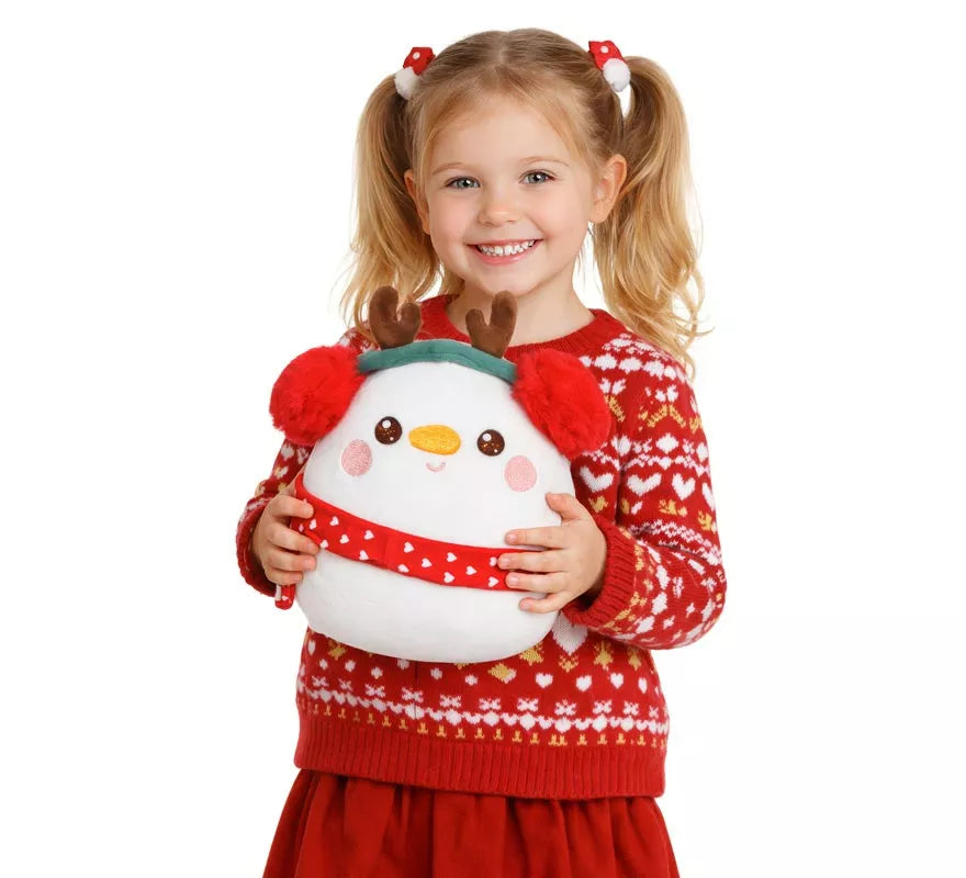 Peluche de Muñeco de Nieve de 22x22 cm