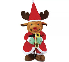 Peluche Reno que Repite Voz de 40 cm