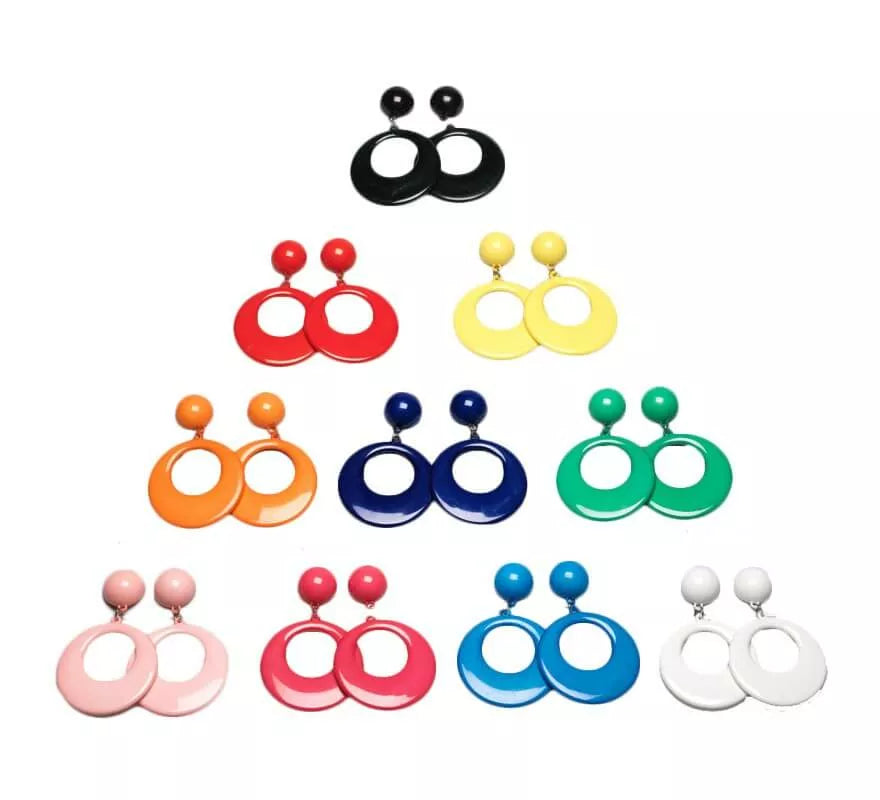 Translation missing: es.Pendientes Andaluza grande de 9cm colores variados
