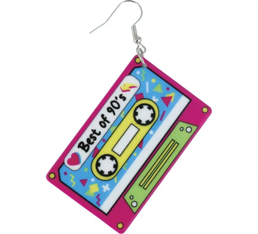 Translation missing: es.Pendientes Cinta de Cassette Retro